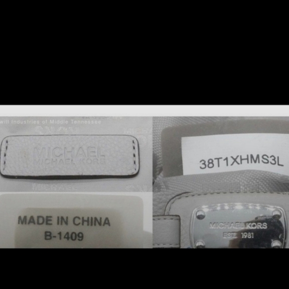 Authentic Michael Kors Genuine Leather Hamilton Weekender Bag TSA Travel Tote - Picture 13 of 15